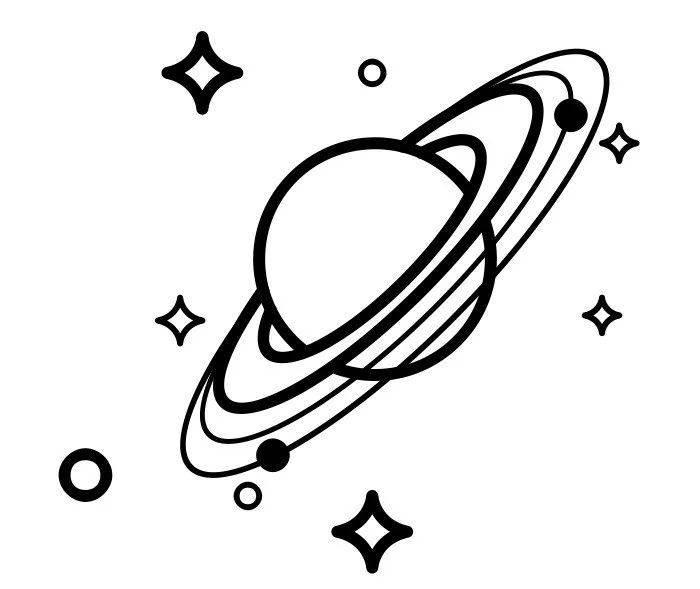 火星简笔画 猫武士火星简笔画