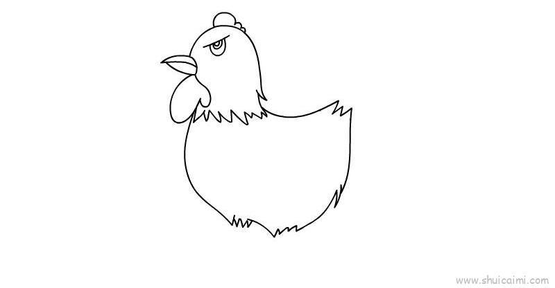 大公鸡儿童画怎么画 大公鸡简笔画简单又好看
