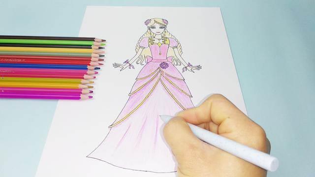 小公主简笔画 小公主简笔画漂亮可爱