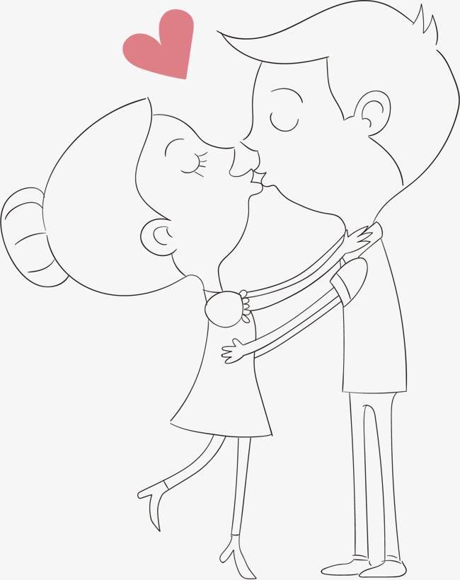 吻的简笔画图片大全 吻的简笔画怎么画