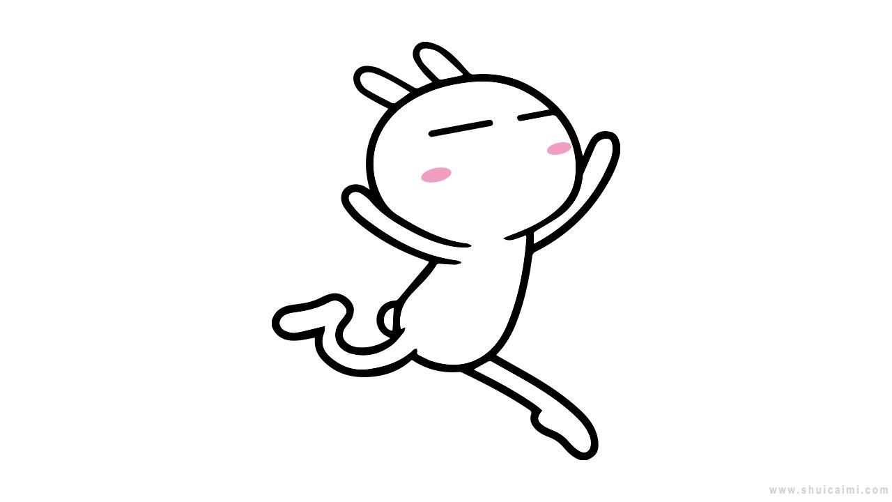 兔斯基简笔画怎么画 兔斯基简笔画好看