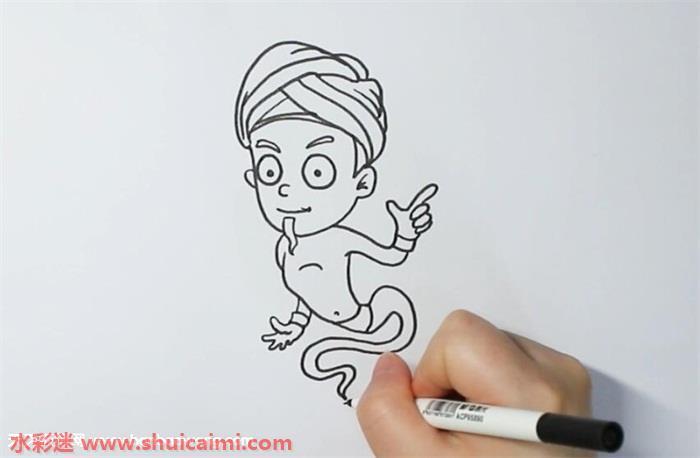 阿拉丁神灯怎么画 阿拉丁神灯简笔画简单易画