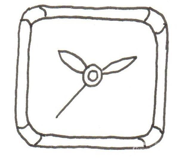 时钟的简笔画怎么画 时钟的简笔画图片