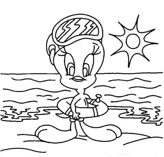 游泳简笔画 游泳简笔画图片大全