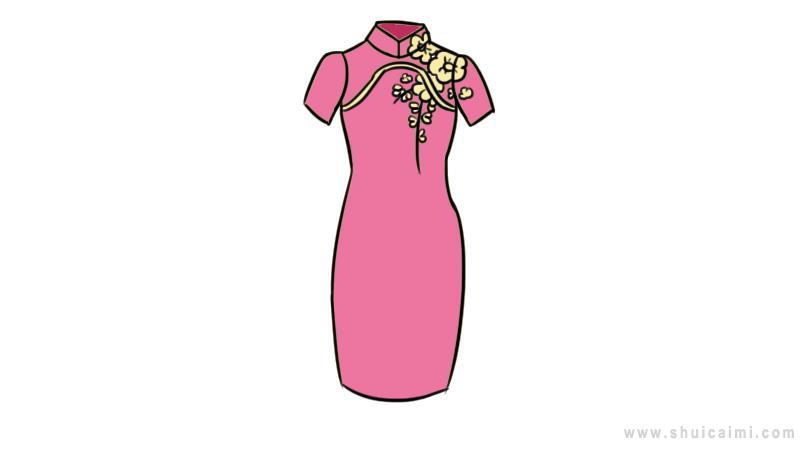 旗袍简笔画怎么画 旗袍简笔画画法