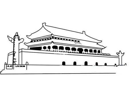 故宫简笔画 故宫简笔画简单又漂亮