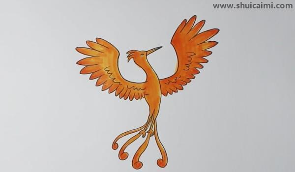 凤凰简笔画怎么画 凤凰简笔画简单