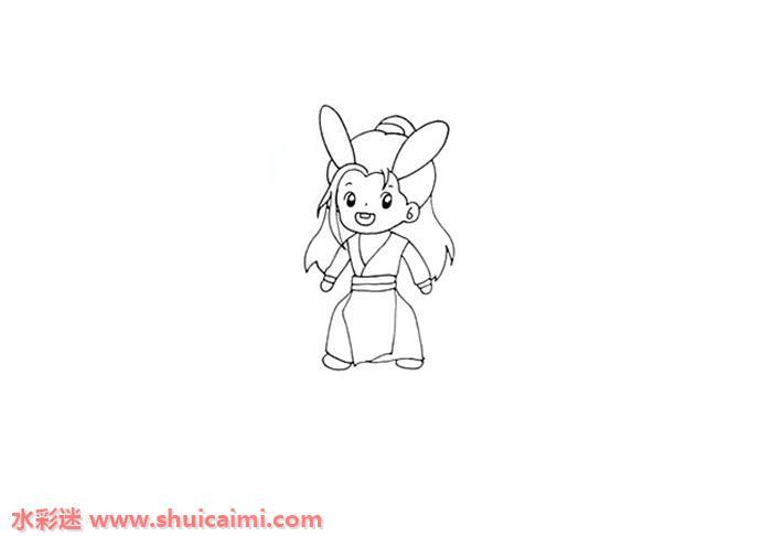 肖战怎么画 肖战简笔画简单好看彩色