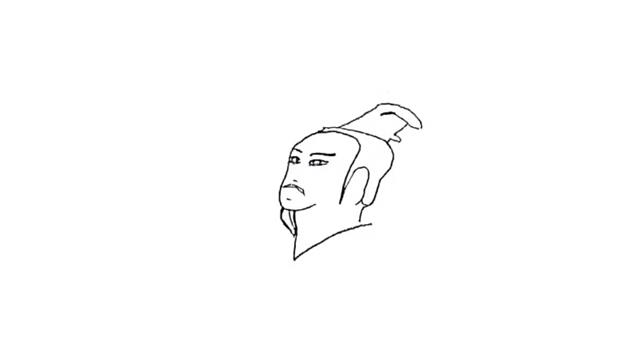 屈原的简笔画怎么画 屈原简笔画顺序