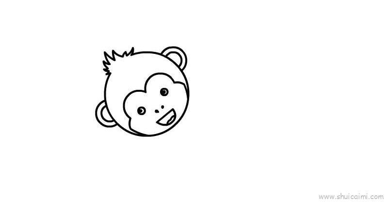 猴儿童画怎么画 猴简笔画简单又好看