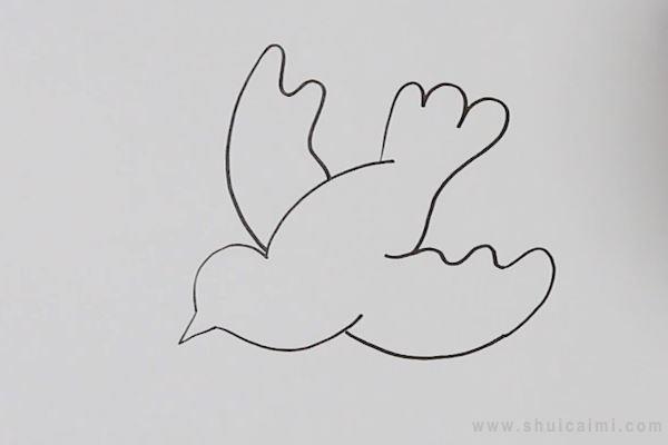 鸽子简笔画怎么画 鸽子简笔画简单