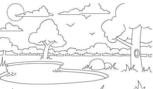 夏天简笔画图片大全集 夏天简笔画儿童画图片