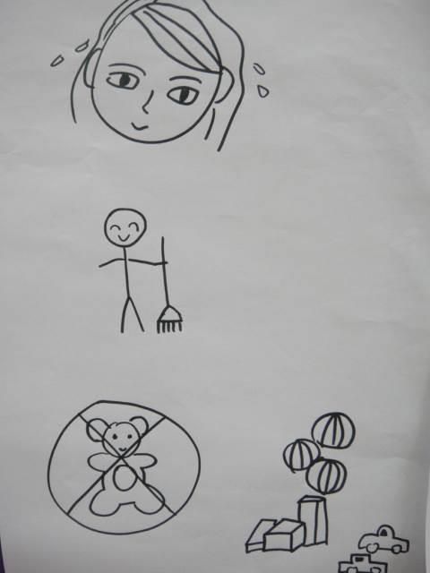 做家务简笔画图片大全 做家务简笔画图片大全彩色