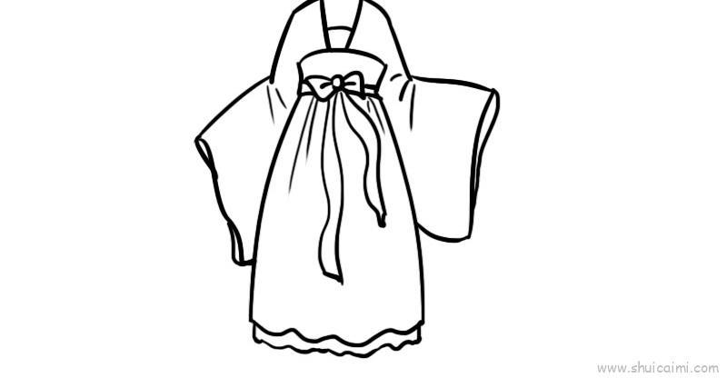 汉服儿童画怎么画 汉服简笔画简单又好看