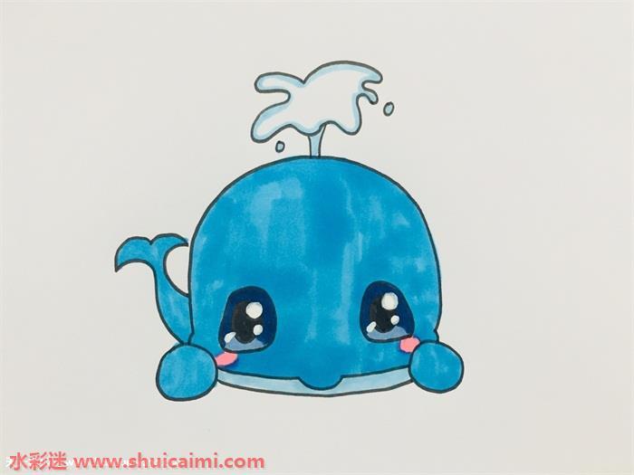 蓝鲸怎么画 蓝鲸简笔画画法