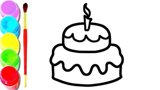 生日快乐简笔画 生日快乐简笔画图片