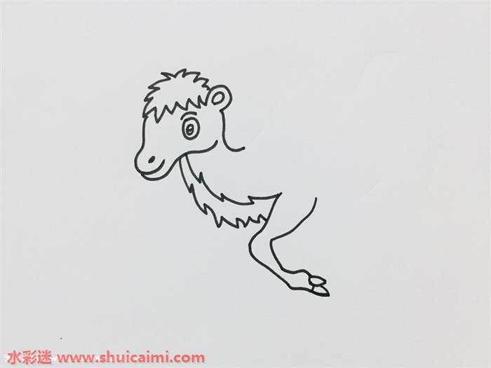 骆驼怎么画 骆驼简笔画画法