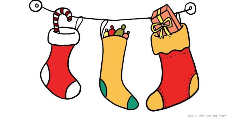 袜子儿童画怎么画 袜子简笔画画法