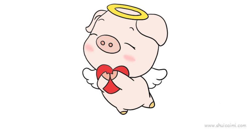 猪儿童画怎么画 猪简笔画步骤