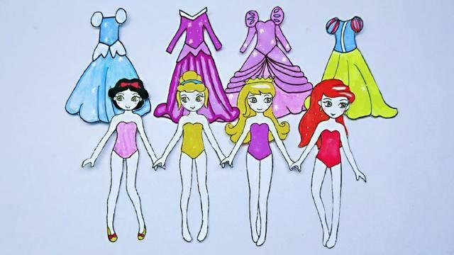 公主简笔画 公主简笔画图片大全