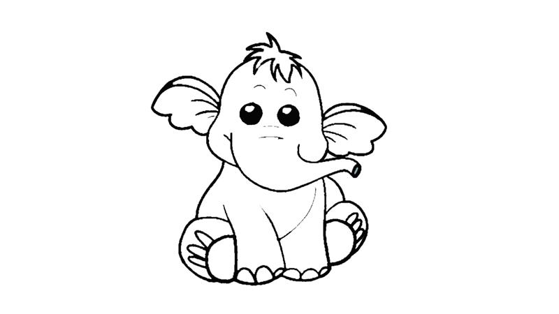 小象简笔画怎么画 小象简笔画图片大全