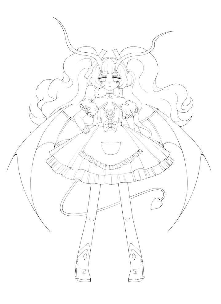 小天使和恶魔简笔画 小天使和恶魔简笔画怎么画