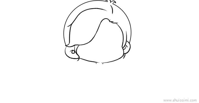 人物少女儿童画怎么画 人物少女简笔画步骤