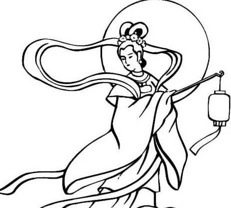 嫦娥简笔画 嫦娥简笔画怎么画