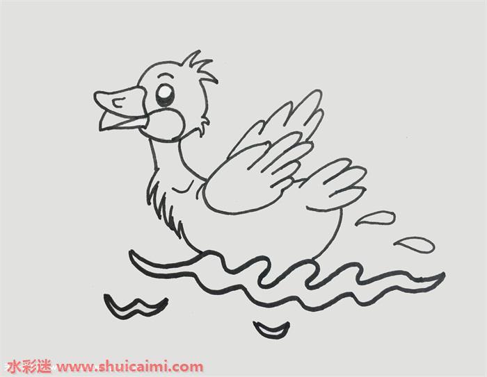 鸭简笔画怎么画画法