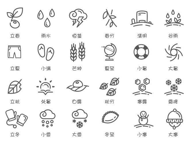24节气简笔画图片大全 24节气简笔画图片大全立冬