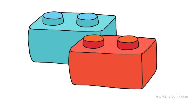 儿童节积木儿童画怎么画 儿童节积木简笔画画法