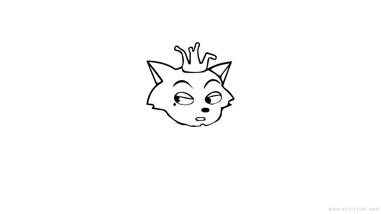 红太狼简笔画怎么画 红太狼简笔画简单