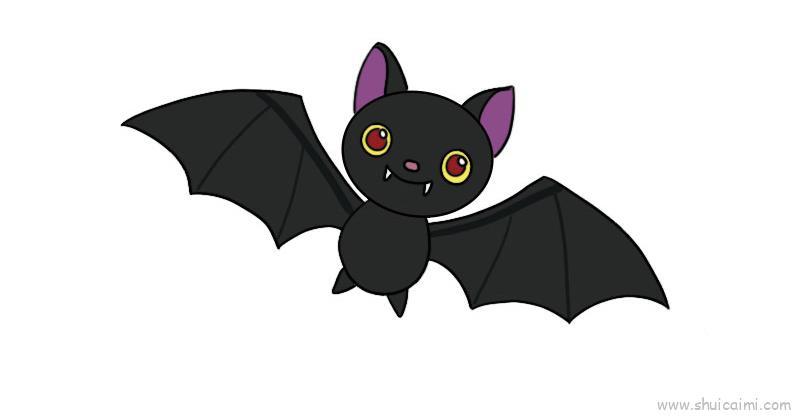 万圣节蝙蝠儿童画怎么画 万圣节蝙蝠简笔画简单又好看