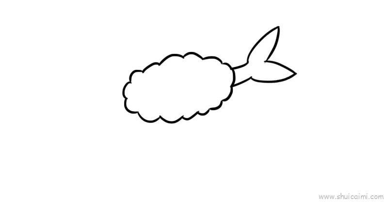 炸虾儿童画怎么画 炸虾简笔画顺序
