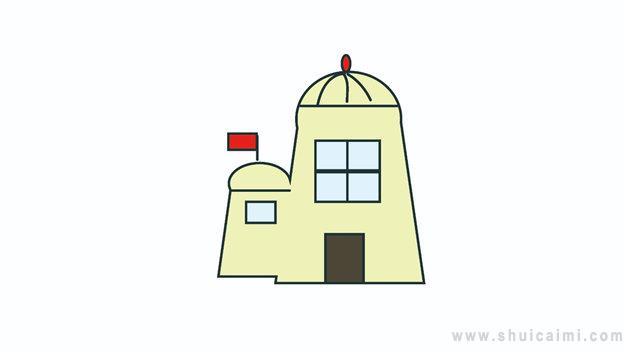 魔法城堡简笔画怎么画 魔法城堡简笔画好看