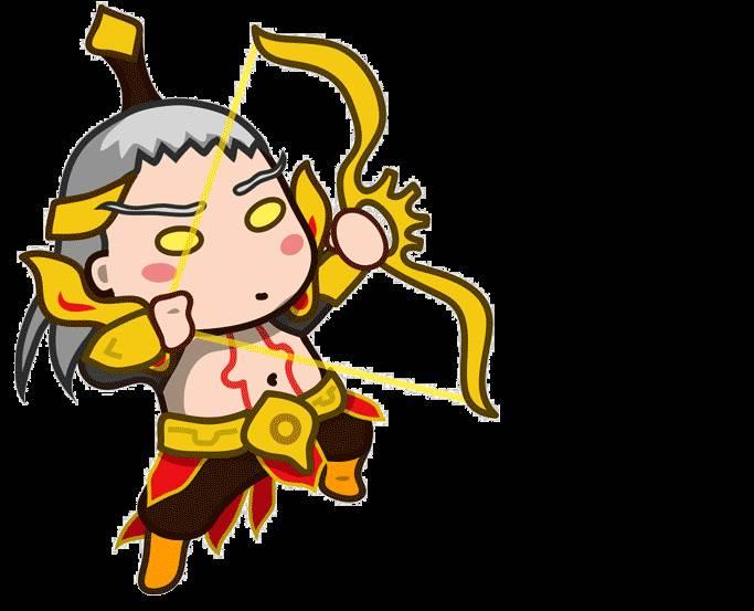 后羿射日简笔画 后羿射日简笔画简单又漂亮