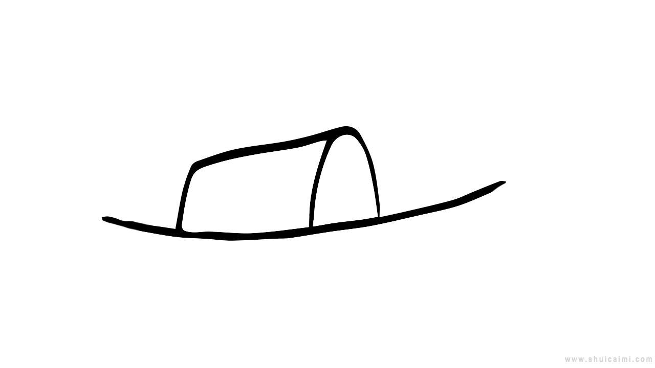 古代小船简笔画怎么画 古代小船简笔画简单又好看