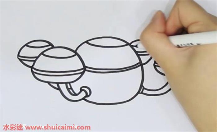 章鱼堡怎么画 章鱼堡简笔画简单又漂亮
