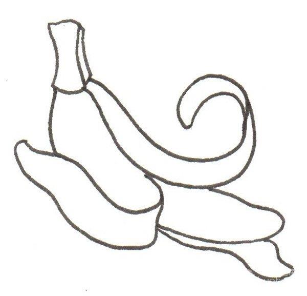 香蕉的简笔画怎么画 香蕉的简笔画图片大全