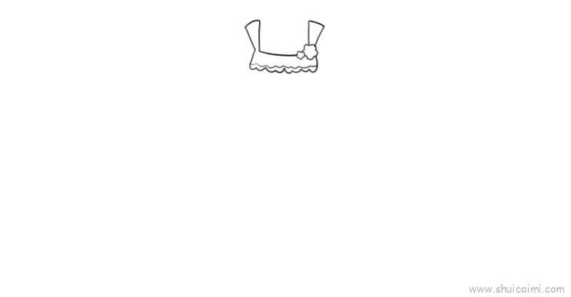 礼服儿童画怎么画 礼服简笔画简单又好看