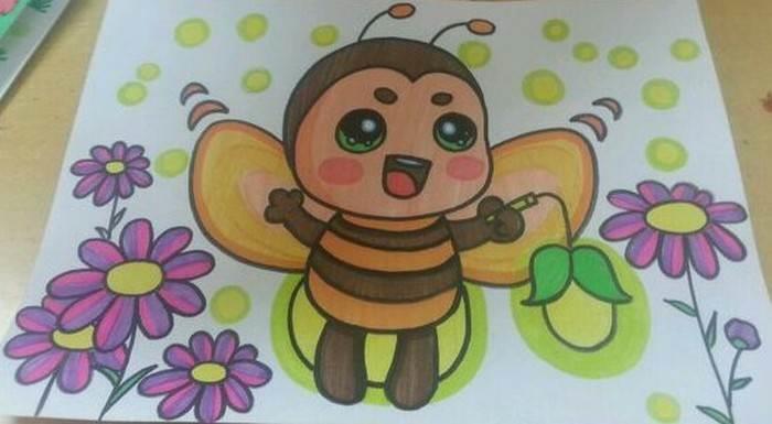 萤火虫简笔画 萤火虫简笔画简单又好看