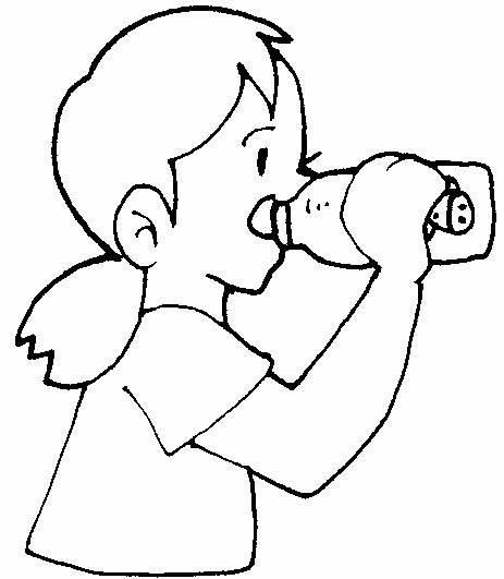 喝水简笔画 喝水简笔画幼儿园