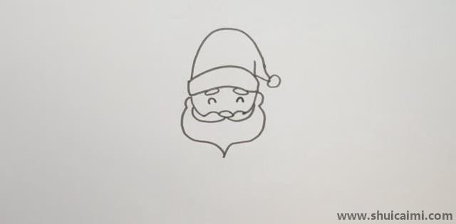 圣诞老人儿童简笔画怎么画 圣诞老人儿童画图片