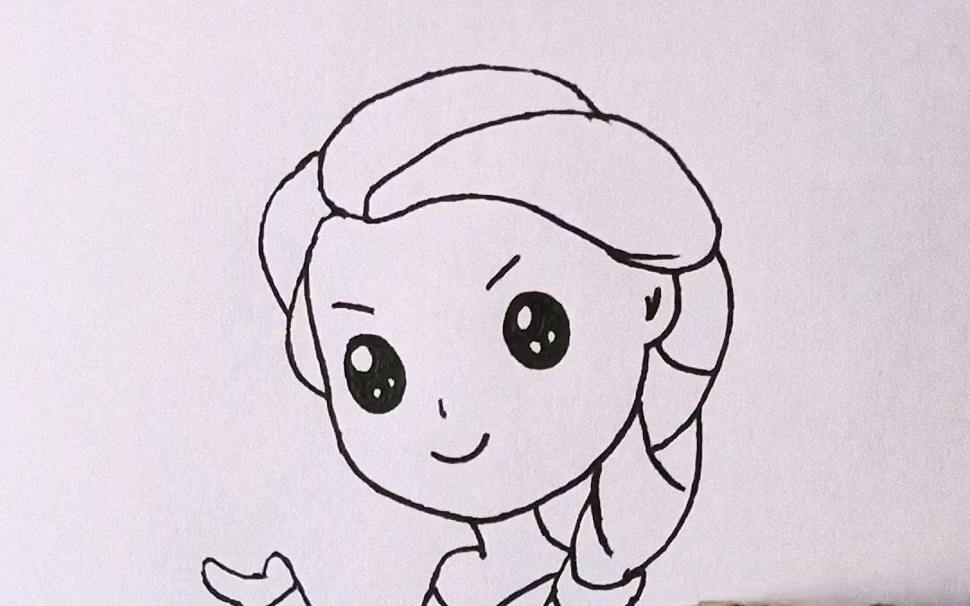 姐姐简笔画 姐姐简笔画头像