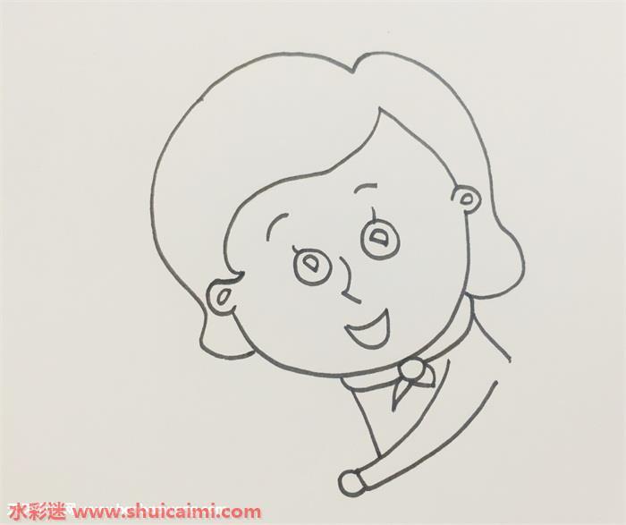 我的妈妈怎么画 我的妈妈简笔画漂亮彩色