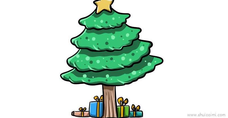 圣诞树儿童画怎么画 圣诞树简笔画简单又好看