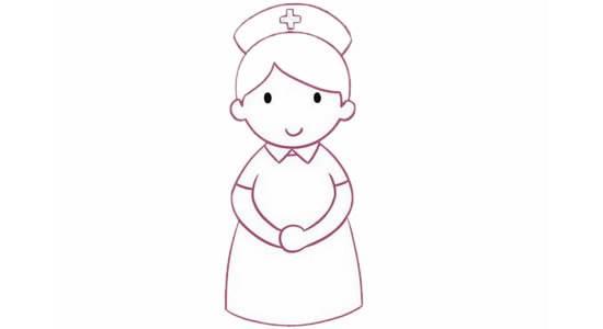 护士简笔画 护士简笔画幼儿园