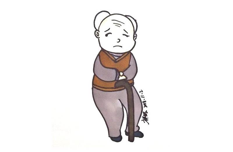 老头简笔画 老头简笔画头像