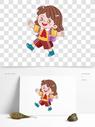 戴红领巾的小孩简笔画 戴红领巾的小孩简笔画一男一女