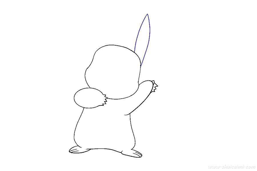 皮卡丘神奇宝贝怎么画 皮卡丘神奇宝贝简笔画漂亮卡通